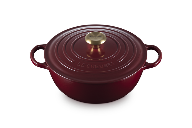 Le Creuset Cast Iron Signature Soup Pot 26cm RhoneGarnet image number 2